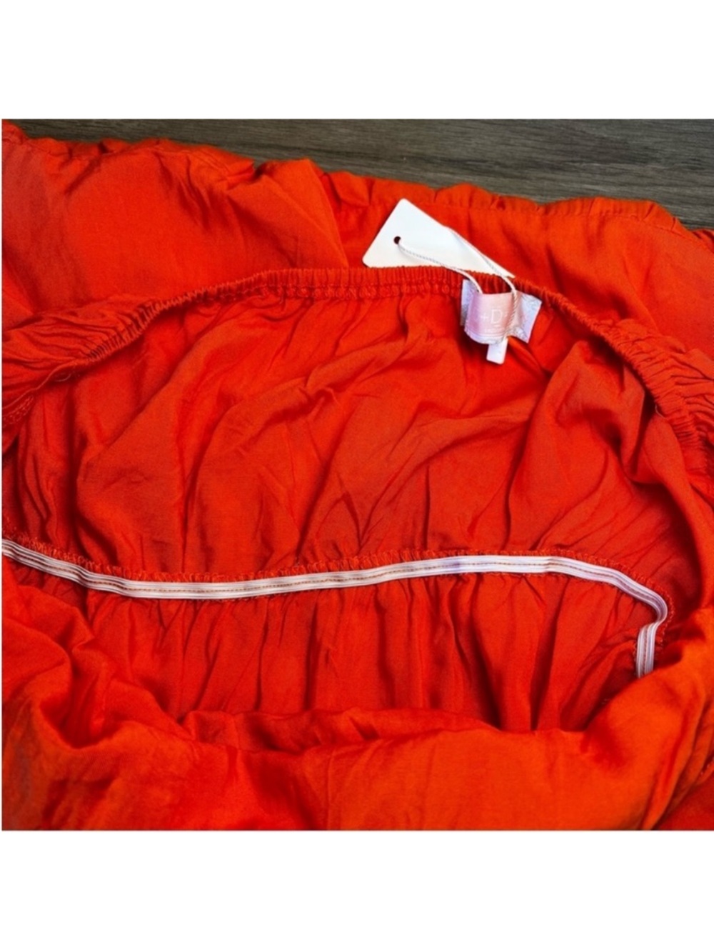 C+D+M Orange Halter Tie Tiered Maxi Dress XL - Picture 8 of 16